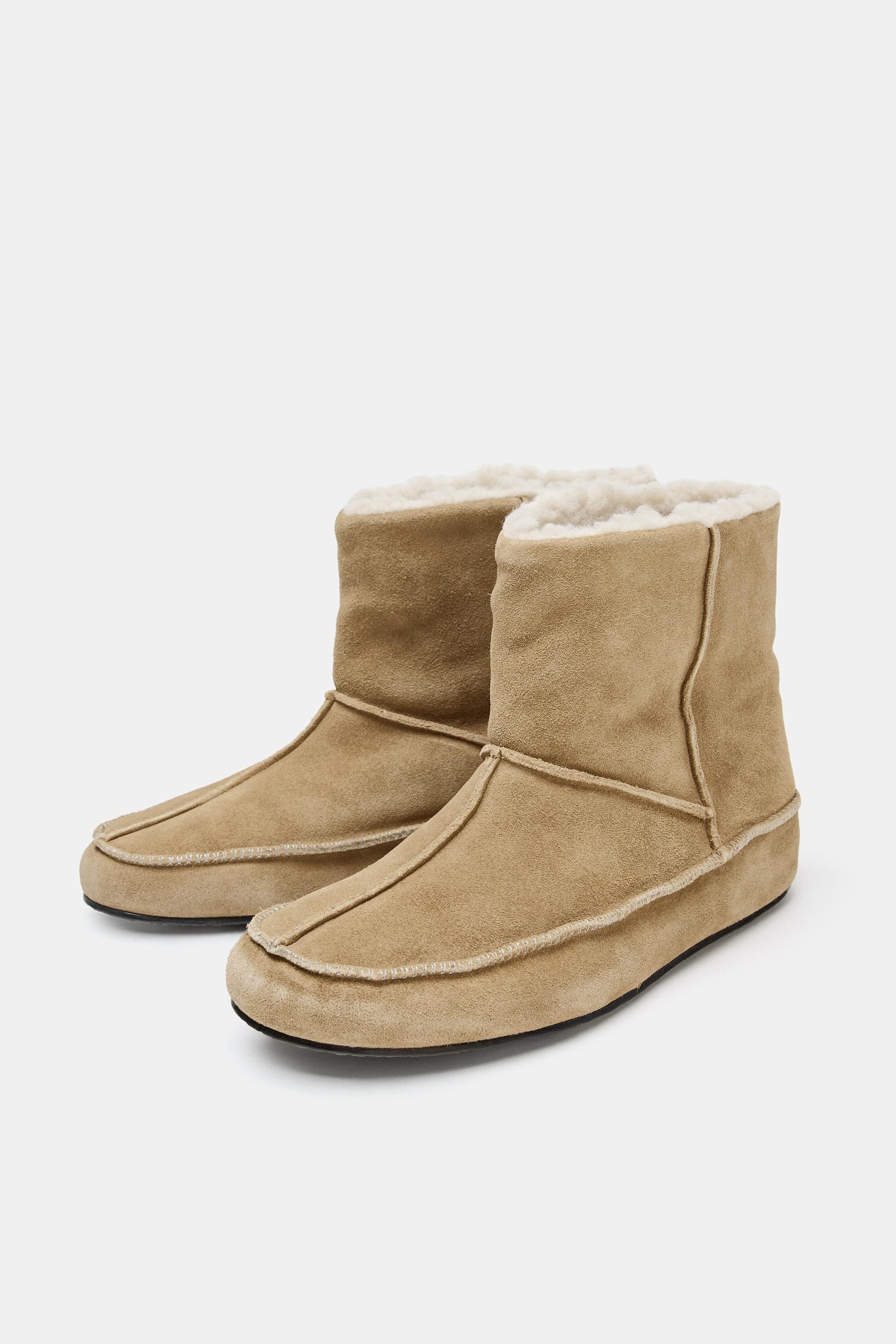 SOFT LEATHER ANKLE BOOTS